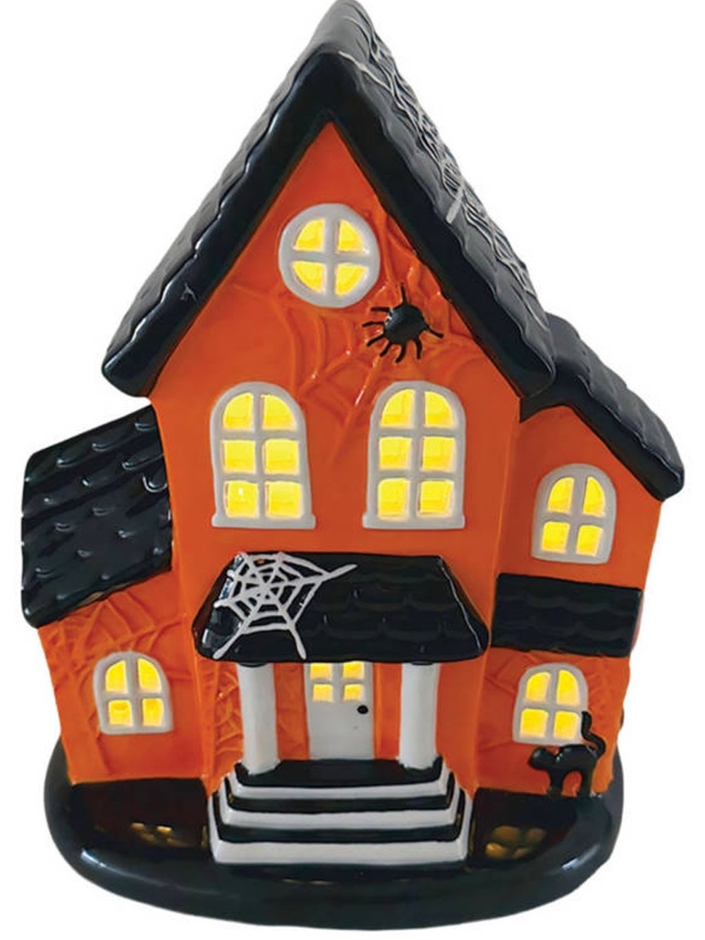 Orange & Black Halloween Haunted House Decoration - Brand: